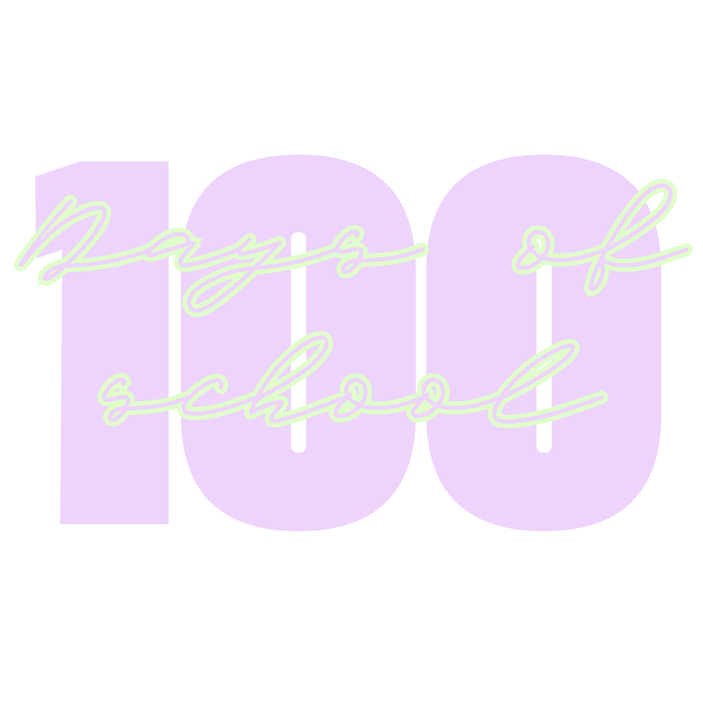 Backpack and Cup 100 Days of School - DIGITAL FILE