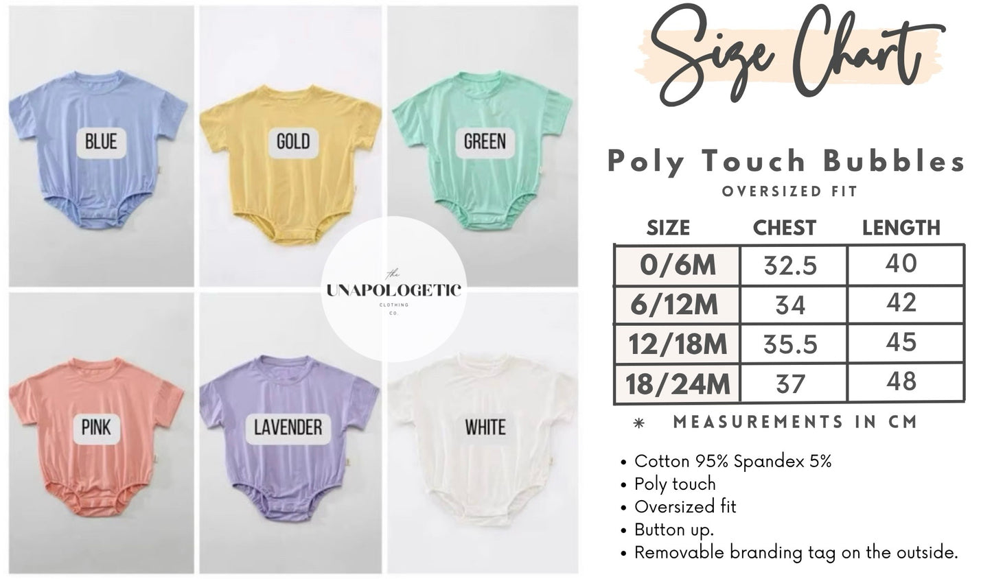 Custom Name Bubbles - Infant/Youth