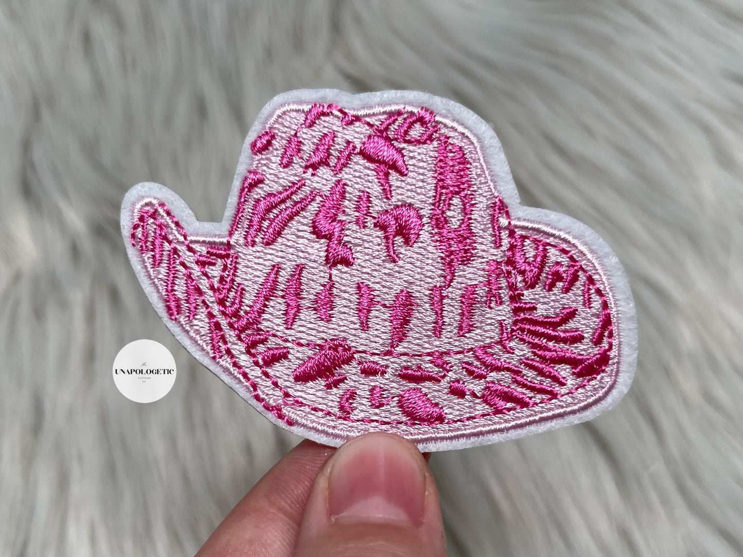 Cowgirl Hat Embroidered Patch - WS