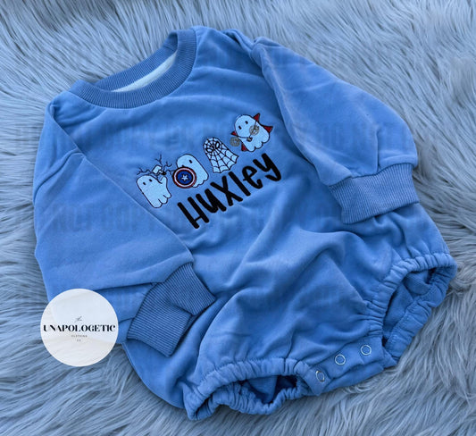 Super Hero Custom Embroidered BUBBLES + SWEATSUITS - Toddler/Youth WS