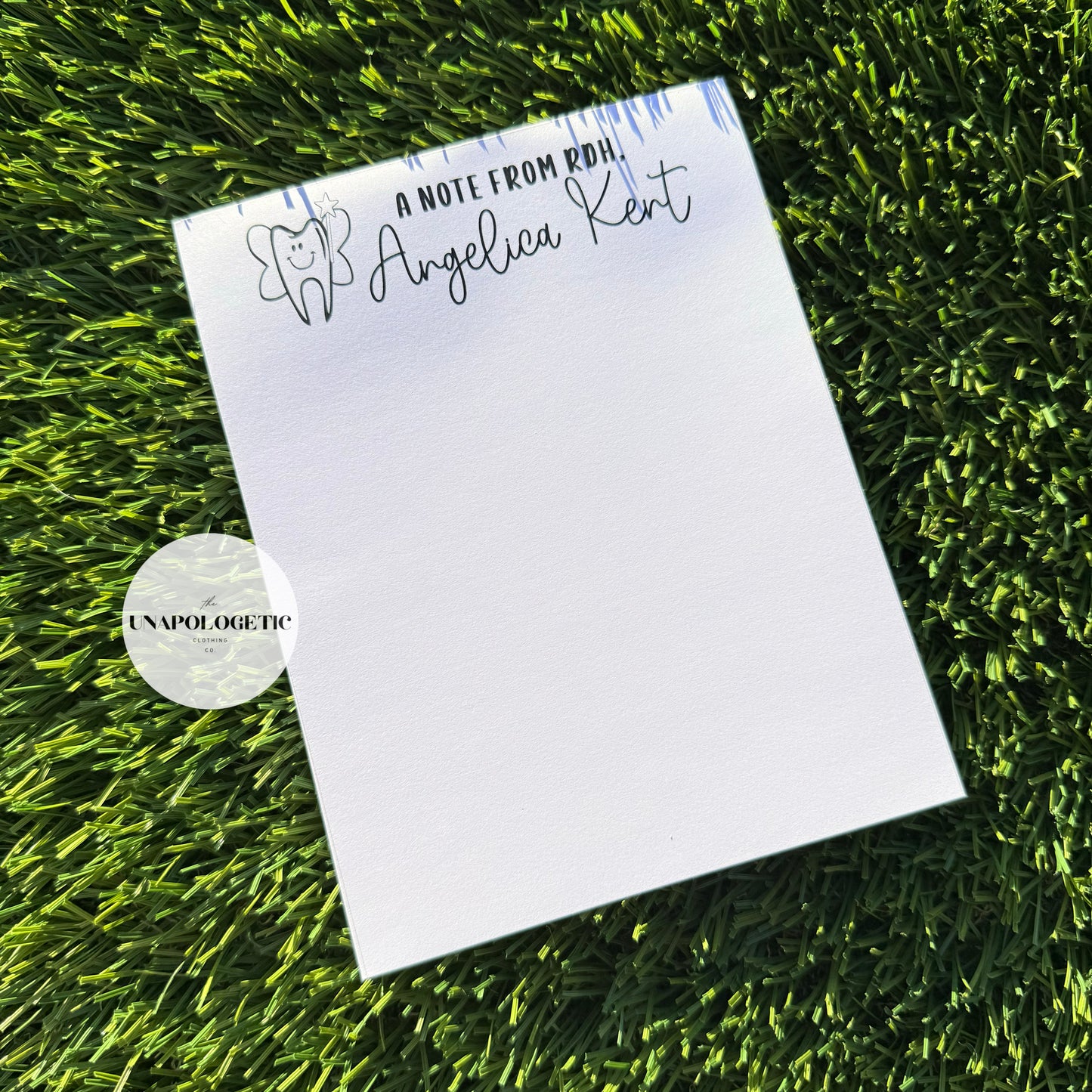 A Note From Your “CUSTOM” Notepad