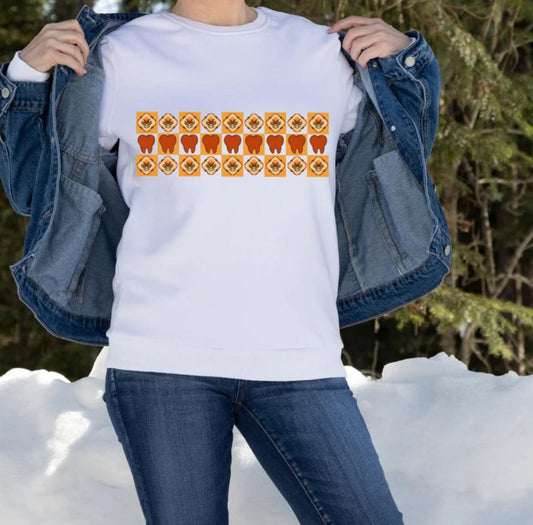 Patterned Fall Teeth