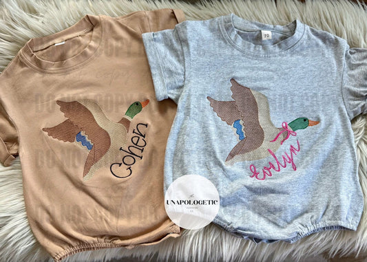 Mallard Custom Embroidered - Toddler/Youth WS