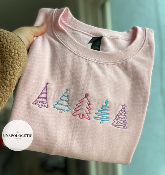 Christmas Trees (Embroidered)