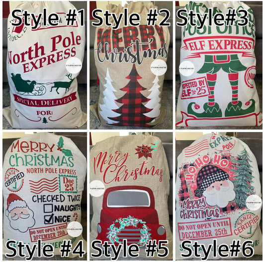 BLANK Christmas Sack - WS