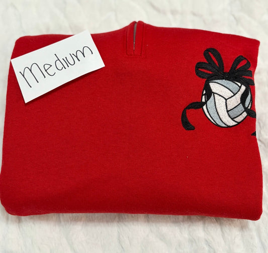 (GILDAN/JERZEES) EMBROIDERED 1/4ZIP - MEDIUM - DESTASH