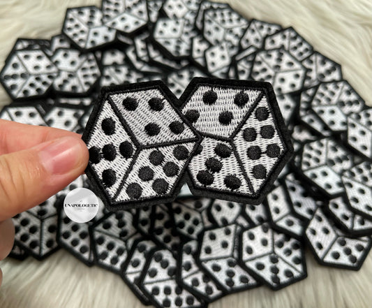 Dice Embroidered Patch - WS