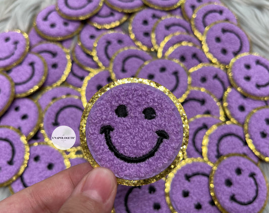 Happy Chenille Patch - WS