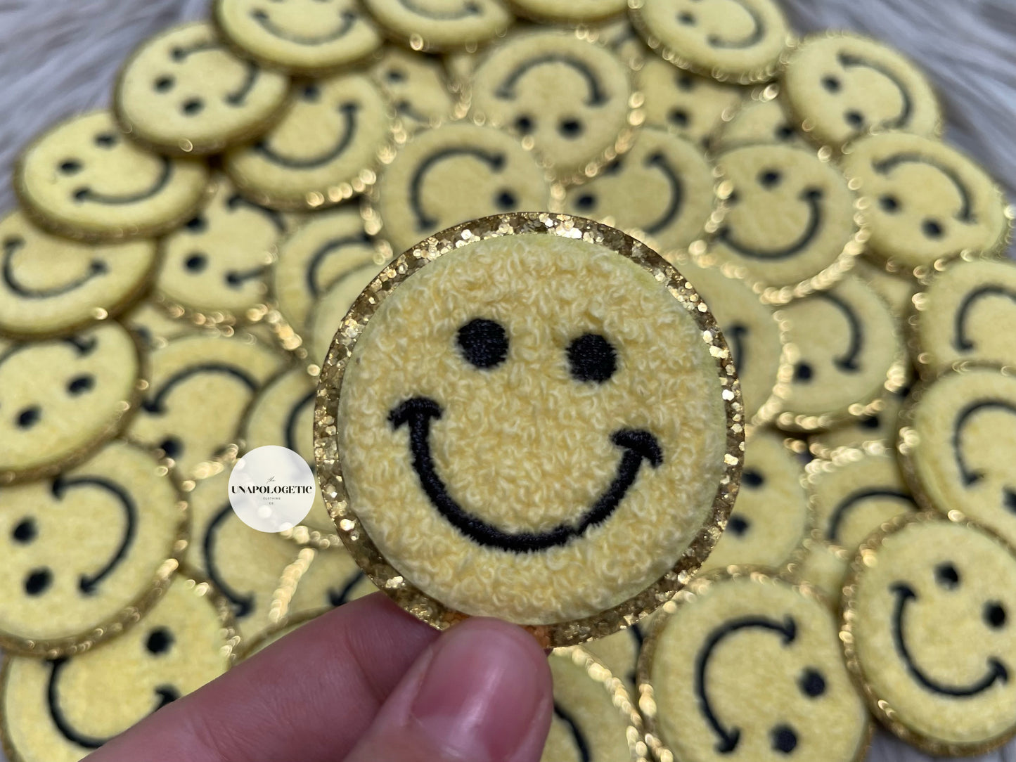 Happy Chenille Patch - WS