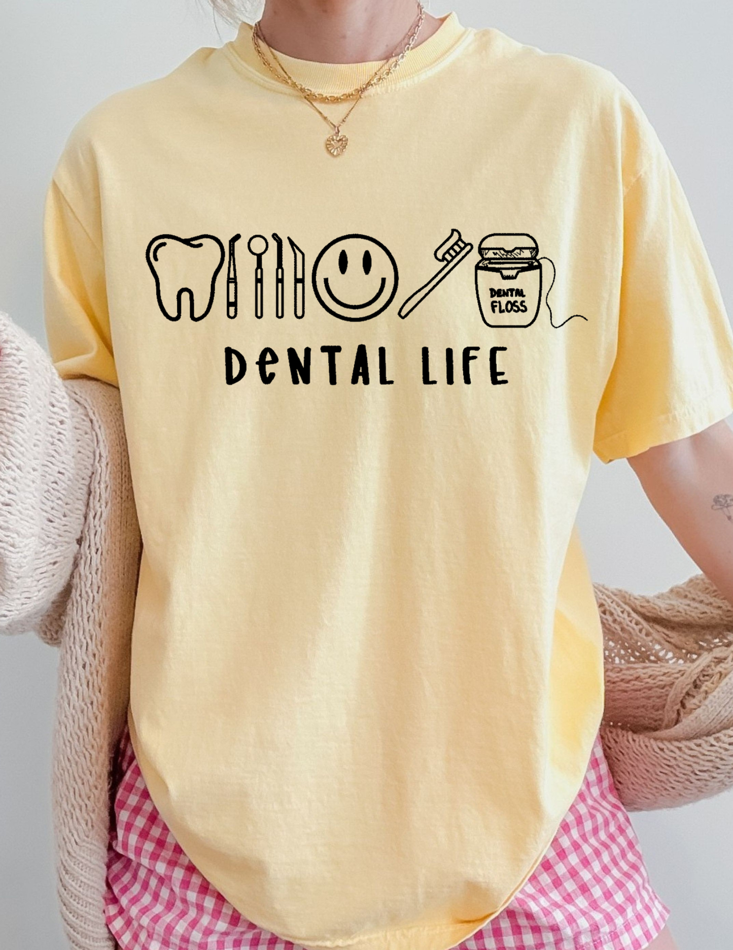 Embroidered Dental Life