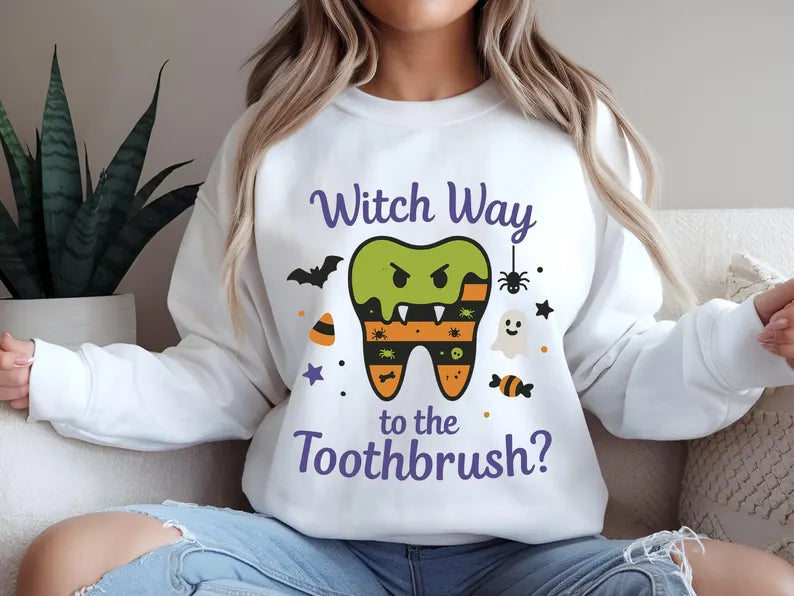 Witch Way To The Toothbrush