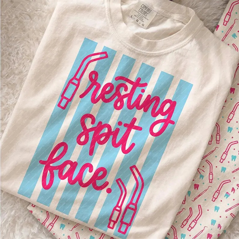 Resting Spit Face